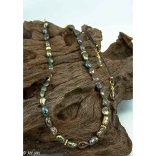 Southsea Pearl Necklace (olive green)